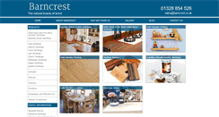 Desktop Screenshot of barncrest.co.uk