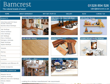 Tablet Screenshot of barncrest.co.uk